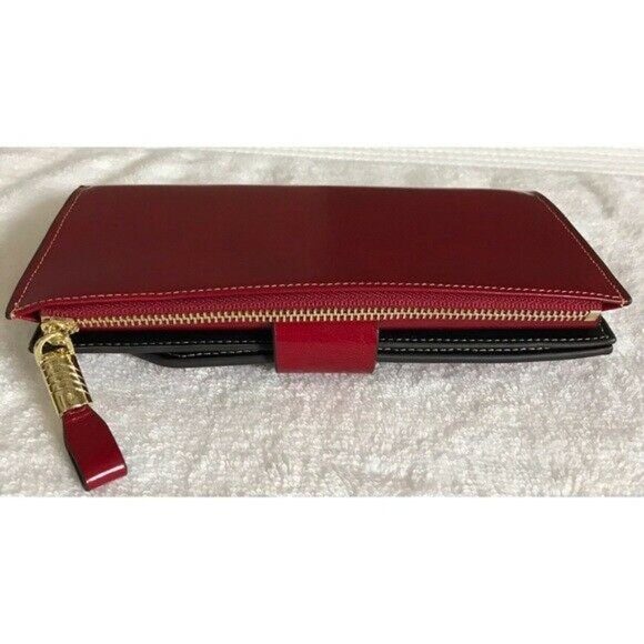 Itsalife RFID Genuine Wax Leather Red Wallet - Picture 2 of 5